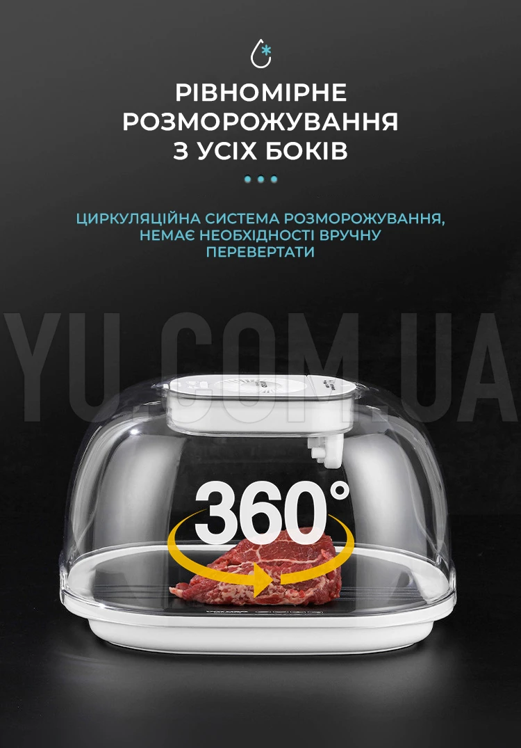 Бытовой размораживатель продуктов, лоток для разморозки, кухонный аппарат для быстрого размораживания еды [39]